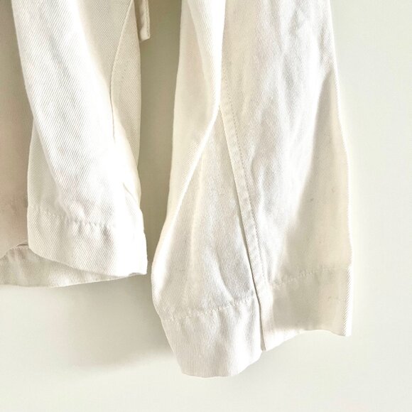 Nili Lotan Cambre Utility Jacket in White Sand Size M - Picture 11 of 14